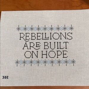 Rebellions needlepoint